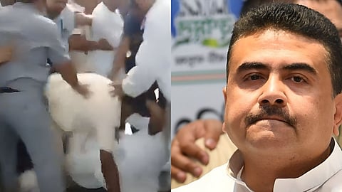 पश्चिम बंगाल विधानसभा में हंगामा, आपस में भिड़े TMC-BJP विधायक, सुवेंदु अधिकारी सदन से निलंबित