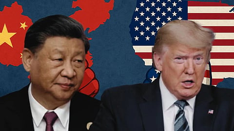 US President Donald Trump is going to visit South Korea possible meeting with Jinping-Kim