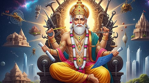 विश्वकर्मा पूजा, भगवान विश्वकर्मा