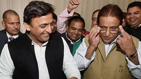 akhilesh yadav azam khan meetion