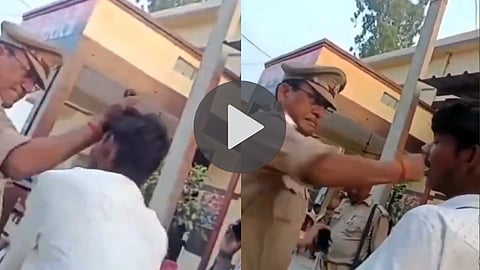 bareilly-police-slaps-man-over-bike-theft-complaint-video-viral