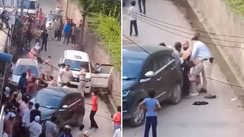 कानून के रखवालों पर जानलेवा हमला, बेखौफ बदमाशों ने पुलिस को दौड़ा दौड़ाकर पीटा, देखें VIDEO