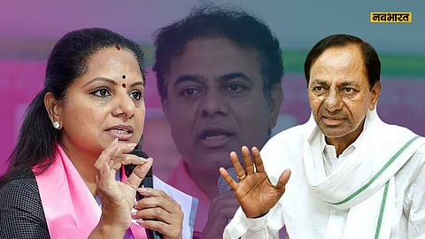 kcr-sacrifices-daughter-kavitha-for-ktr-political-storm-erupts-telangana