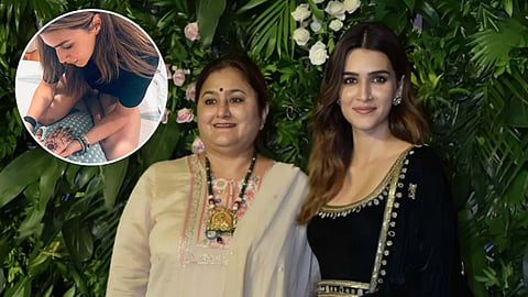 करवाचौथ पर कृति सेनन ने मां के हाथों में लगाई मेहंदी, लिखा पति का नाम, शेयर की प्यारी PHOTOS