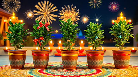 दिवाली के दिन घर लेते आएं शुभता के प्रतीक ये खास पौधे, सुख-समृद्धि के बनेंगे योग!