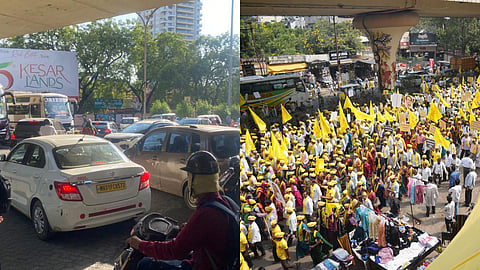 Nagpur News: मराठा आरक्षण का जीआर रद्द करने की मांग को लेकर ओबीसी नेता विजय वडेट्टीवार के नेतृत्व में यशवंत स्टेडियम से संविधान चौक तक ओबीसी महामोर्चा निकाला। मोर्चे के कारण यातायात पर प्रभाव पड़ा।