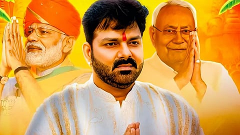 पवन सिंह ने 'छठी मईया' से की पीएम मोदी की जीत की कामना, रिलीज किया 'घाटे चलले मोदी-नीतीश' गीत