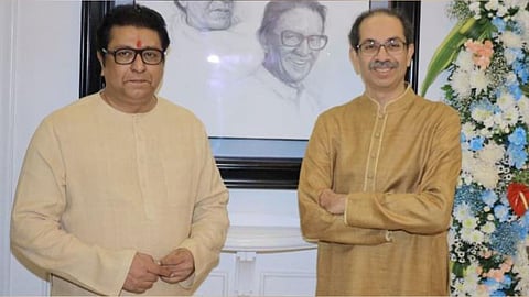 राज ठाकरे ने उद्धव ठाकरे से की मुलाकात (pic credit; social media)