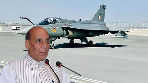 Rajnath Singh With Tejas