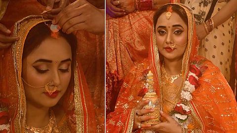 करवाचौथ पर दुल्हन बनीं रानी चटर्जी, 'सोलह श्रृंगार' लुक देख फैंस बोले- अब शादी कर लीजिए
