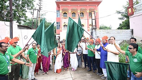 वन्यजीव सप्ताह पर वर्धा में रैली का उद‍्घाटन