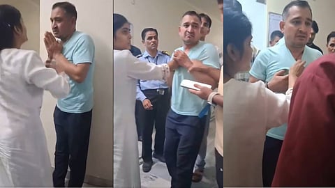 dehradun-hospital-patient-misbehaved-with-nurse-offers-money-staff-beats-him-video-viral