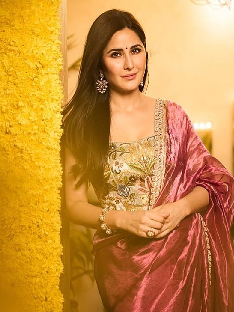 diwali saree look