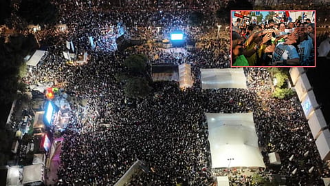 israel-hamas-hostage-release-celebration-tel-aviv-donald-trump-visit-netanyahu-ceasefire-deal