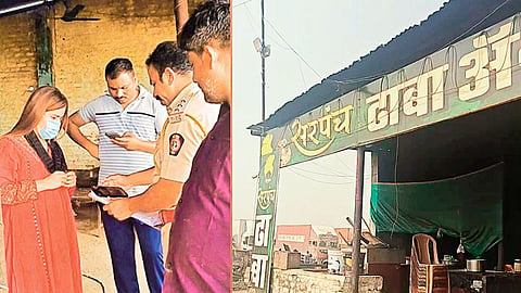 nagpur-sarpanch-dhaba-beef-Served-as-mutton-raid-arrest