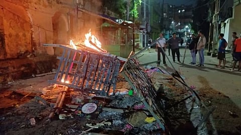 odisha-cuttack-violence-durga-puja-immersion-clash-internet-suspended-vhp-bandh