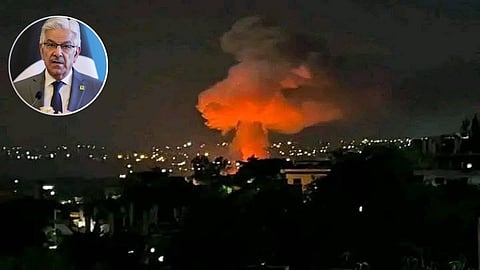 pakistan airstrike kabul afghanistan khwaja asif warning