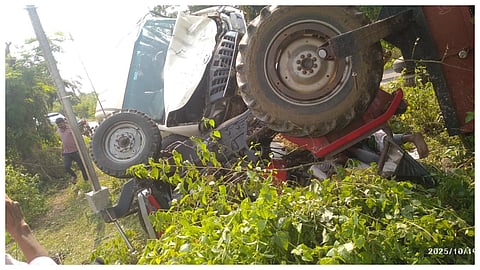 two-road-accidents-in-bhandara-2-kill-car-machine-collision-in-kisanpur-bike-tipper-in-pawani