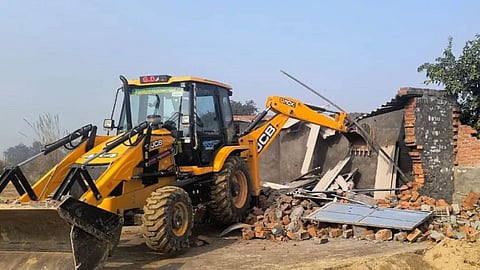 After Delhi Blast Bulldozer Action