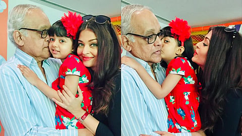 Aishwarya Rai gets emotional on her father's birth anniversary, shares unseen pictures of Aaradhya and Nana