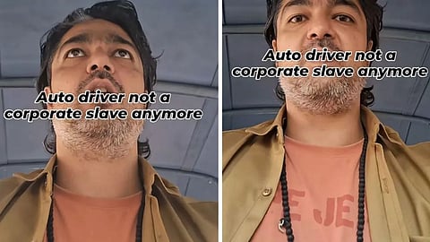 The video of Rakesh, who left his corporate job and became an auto driver, is teaching people that not only money but happiness and balance are also important in life.