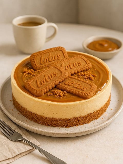कम खर्चे में घर पर बनाए Biscoff Cheesecake