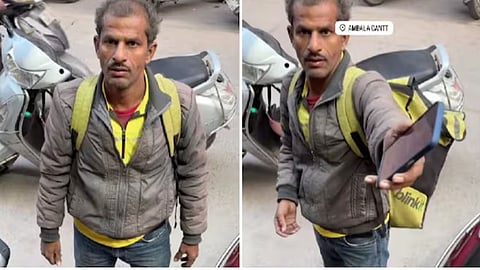 A mute Blinkit delivery agent’s dedication has gone viral, inspiring thousands online.