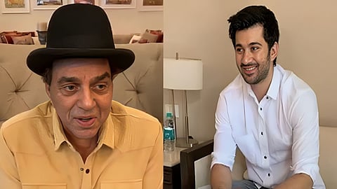 Dharmendra grandson Karan Deol leaves with his ashes