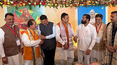 Eknath Shinde Attended Nitish Kumar Swearing-In Ceremony