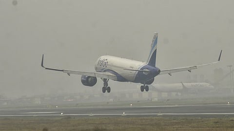 Flight Landing In Pune Airport