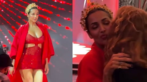 Iulia Vantur hugs Malaika Arora video of their bonding goes viral