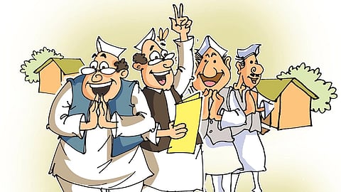 राजनीतिक दलों का प्रचार शुरू, निर्दलीयों को चिन्ह का इंतजार