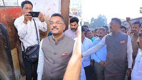 गंदगी देखकर भड़के परिवहन मंत्री सरनाईक