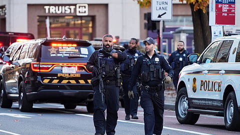 Firing near White House