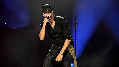 Spanish Singer Enrique Iglesias concert