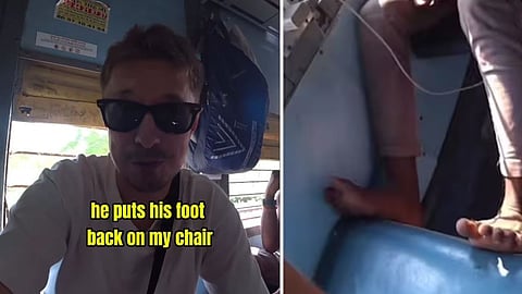 A UK vlogger shared a viral video describing misbehaviour and poor hygiene during his Indian Railways journey.
