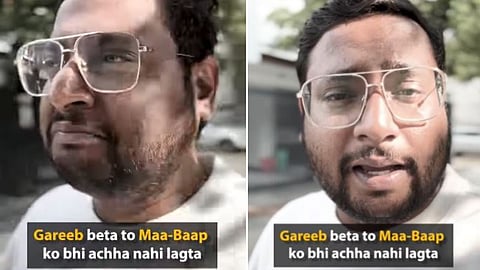 An emotional video of a young man complaining about the changed behaviour of his family members three days after he left his job is going viral on the internet.