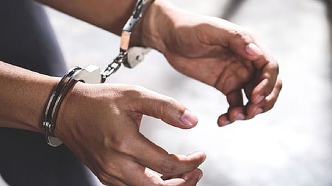 arrested