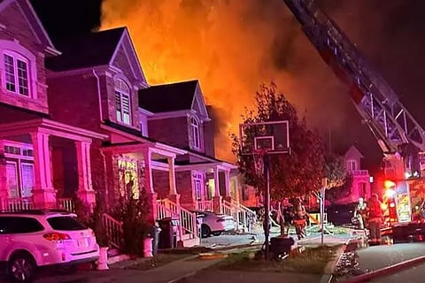 A massive fire broke out in Canada, killing five people, including an Indian citizen, causing widespread mourning.