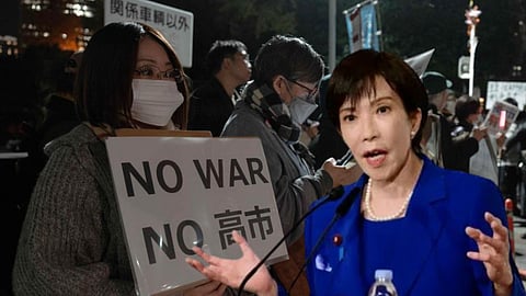 japan-protests-takaichi-taiwan-remarks-apology-resignation
