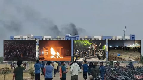 mp-sehore news vit-university-fire-student-protest-violence-latest all updates