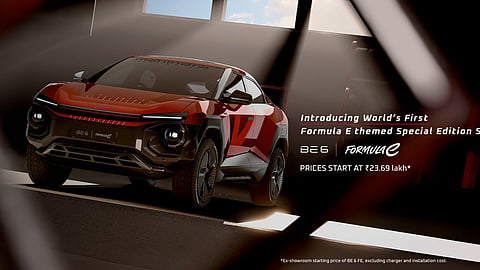 Mahindra BE6 Formula E एडिशन भारत में लॉन्च: दमदार परफॉर्मेंस और प्रीमियम फीचर्स के साथ आई इलेक्ट्रिक SUV
