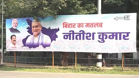 The magic of 'Good Governance Babu' works again... Posters put up outside the office in Patna, Nitish era echoes again in Bihar!