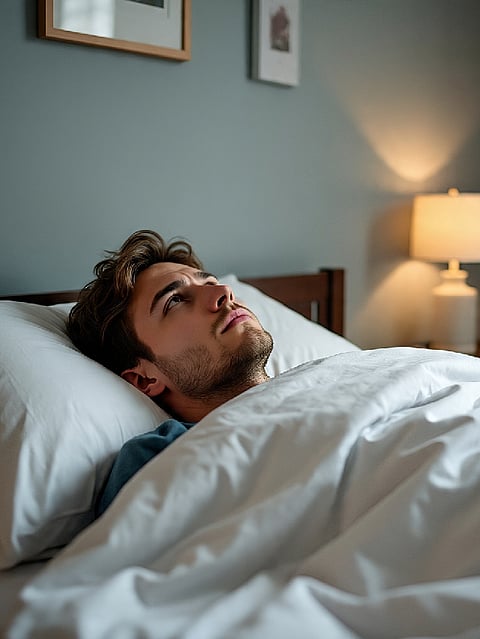 sleepless person