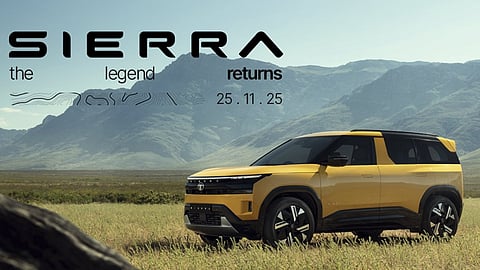 Tata Motors लॉन्च करेगी नई Sierra SUV, पुरानी यादों के साथ दिखा भविष्य का दमदार अंदाज़