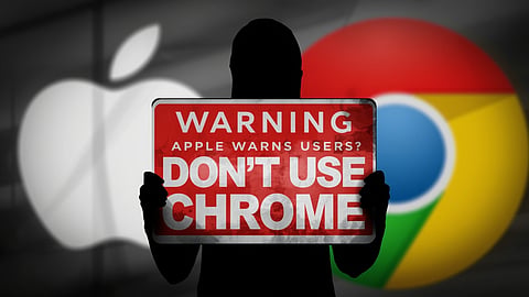 Apple की यूज़र्स को चेतावनी: Google Chrome इस्तेमाल न करें, दोनों कंपनियों के बीच खींचतान