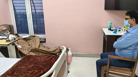 बाला नांदगांवकर ने भुजबल से मुलाकात की