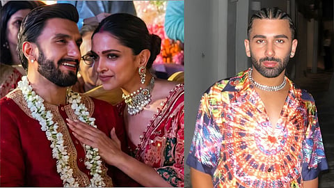 Deepika Padukone strikes orry signature pose with Ranveer Singh
