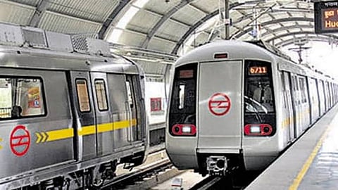 Work on the new metro line from Lajpat Nagar to Saket in Delhi begins