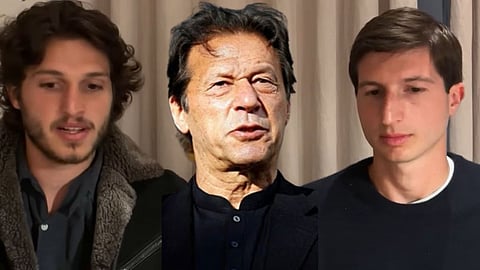 Imran Khan With Sons